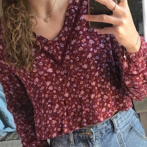 flowered top